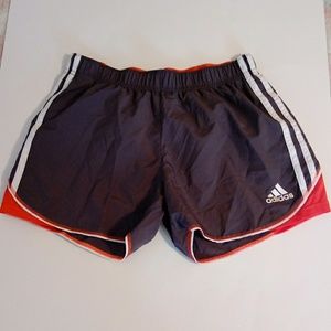 Adidas climalite running shorts grey/red/white